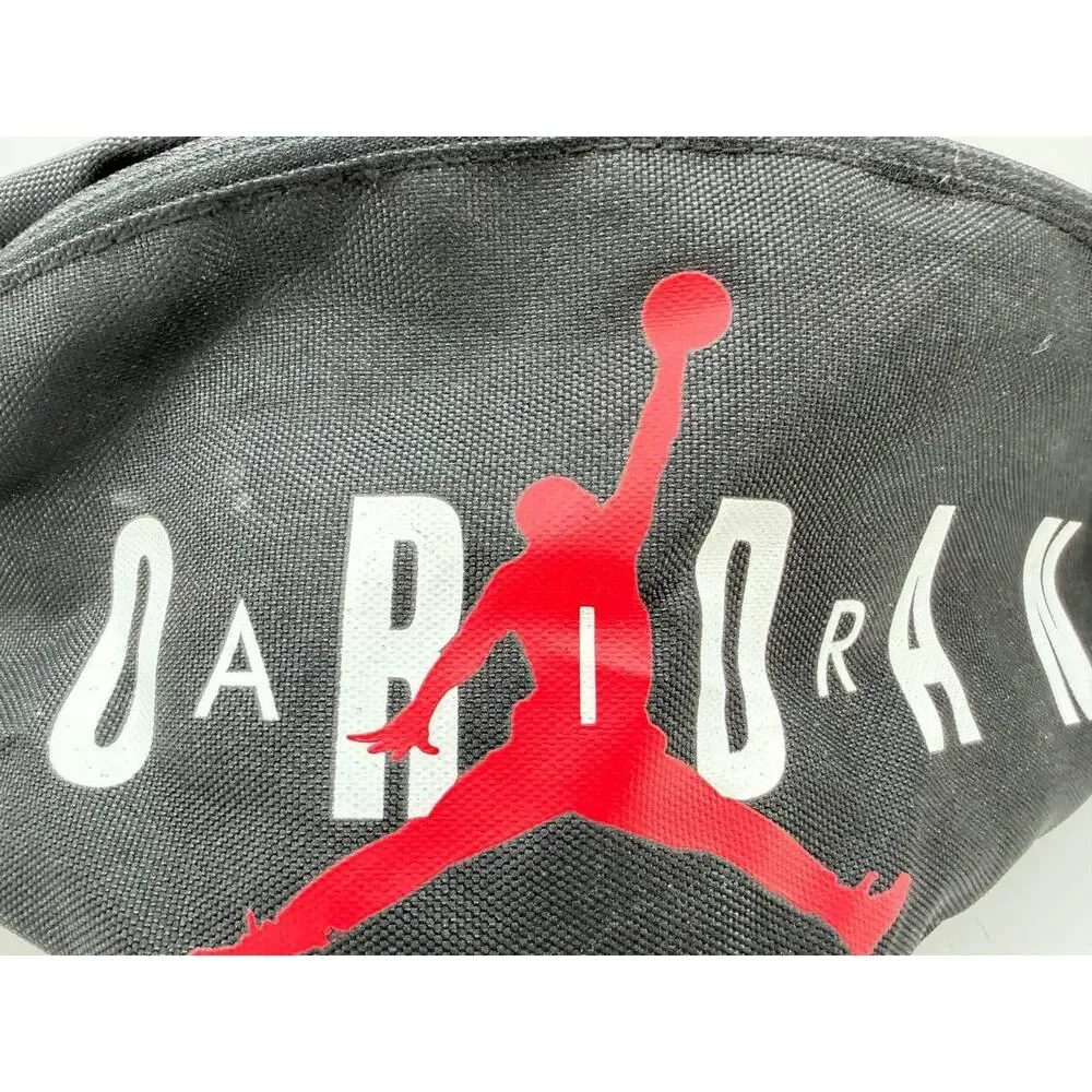 Jordan Jumpman Crossbody Waist Fanny Pack Black Red White Size L